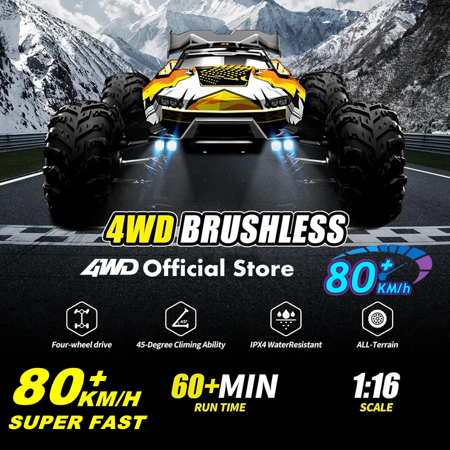 Voiture Drift RC 1/12 - 35 Km/h - 2 Batteries 1500 MAh - Gyroscope - Lumières LED - Cadeau Ados