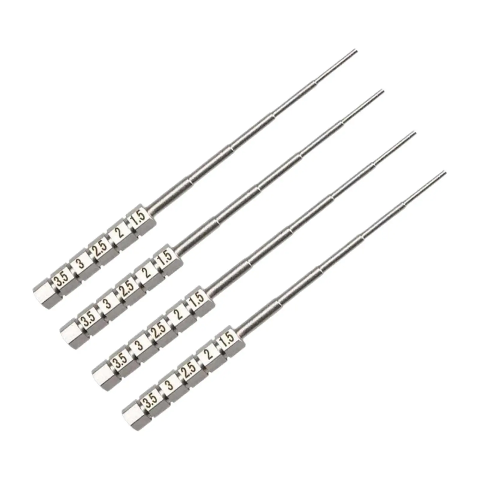 Five Step Wire Wrapping Mandrel Rods Round Coil Maker Jewelry Tools Kit for Bead Working and Bracelet Making
