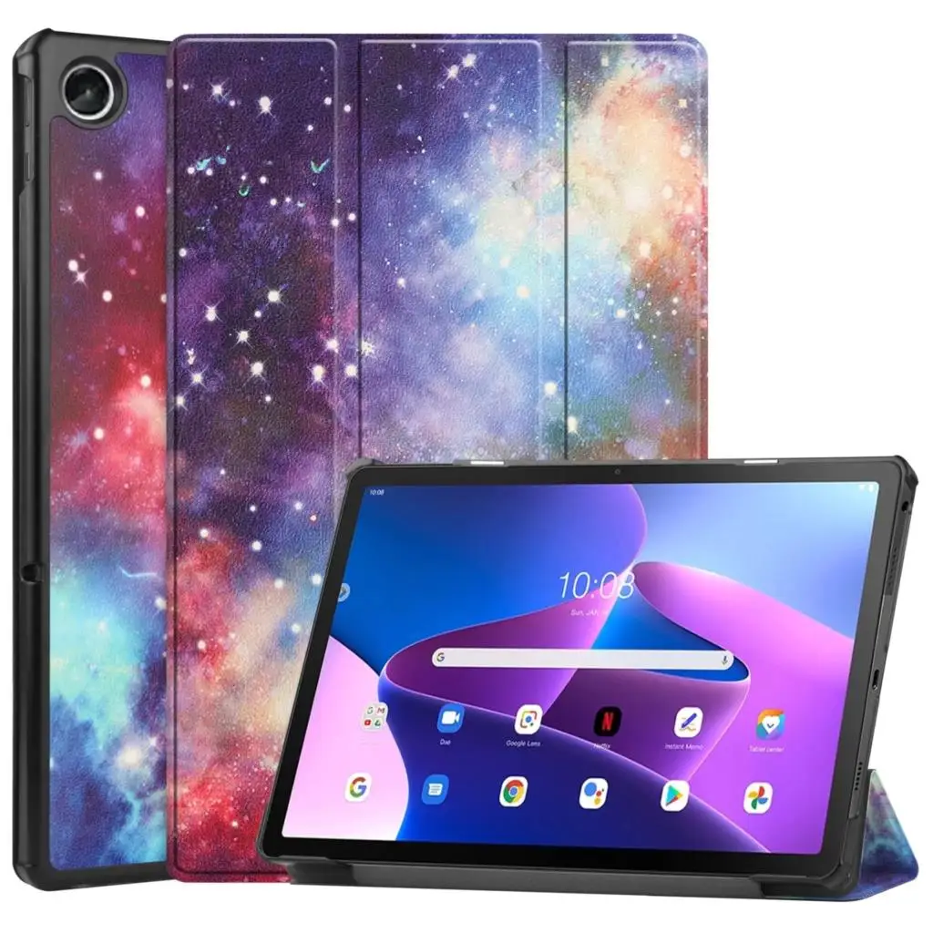 For Lenovo Xiaoxin Pad 2022 Tab M10 Plus 3rd P12 Case 10.6 TB-128FU TB125FU Cover Funda Tablet Tri-Fold Magnetic Stand Capa