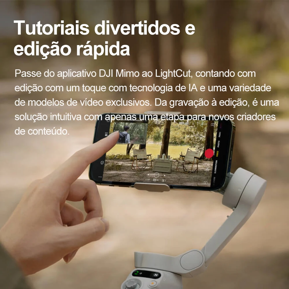 مثبت للهواتف الذكية DJI oعرضي للهواتف الذكية من 3 محاور بنظام OM SE ومثبت بمسار تشغيل مغناطيسي ولفة سريعة تعليمات سهلة لتحرير بنقرة واحدة