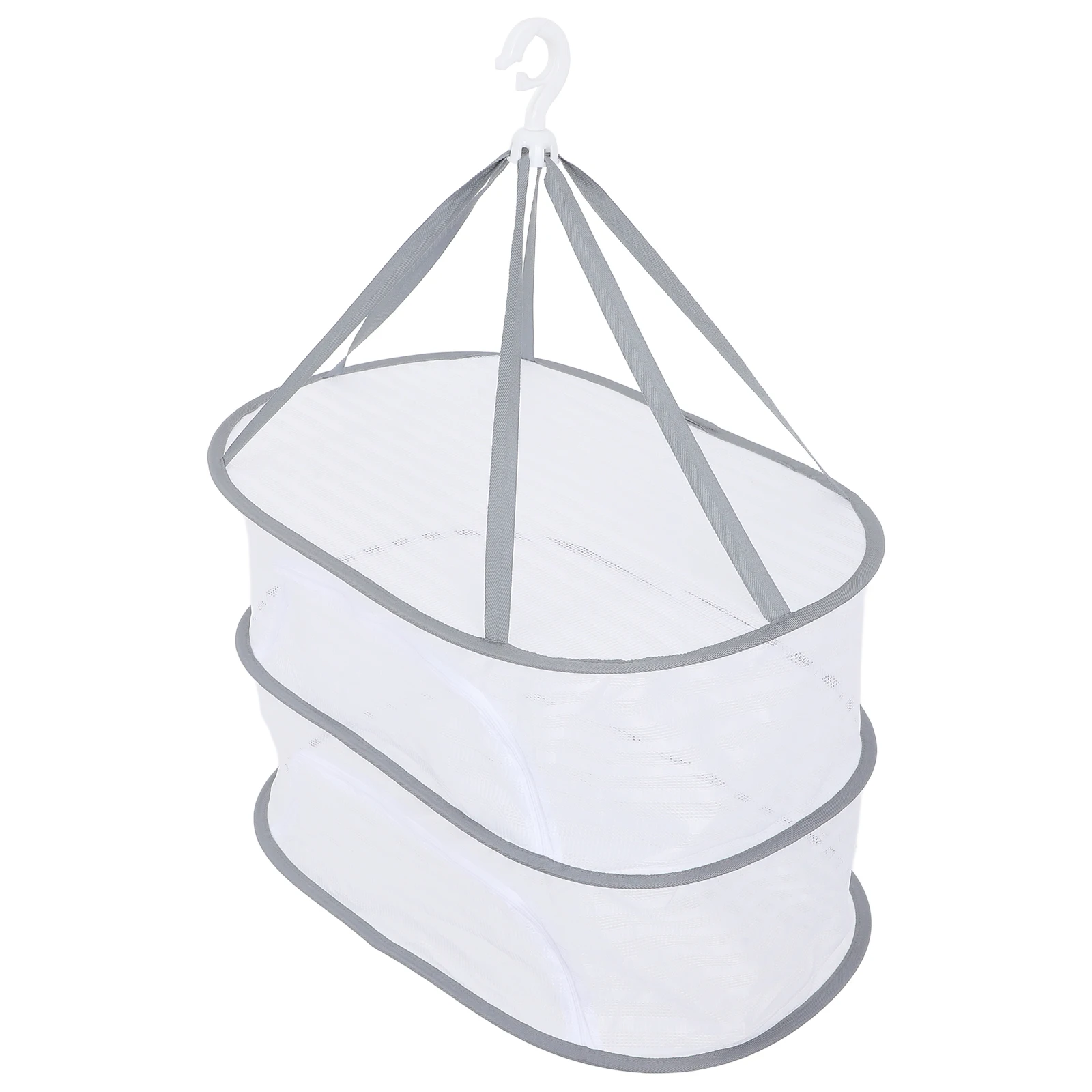 

Foldable Drying for Herbs Fish Plants White Color Dry Rack Mesh Net Hanging Balcony Home Use Vegetable Seed Net