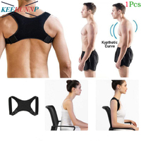 1Pcs Adjustable Posture Back Brace Preventing Humpback Protection Spine Strainghtener Belts Adults Back Shoulder Clavice Support