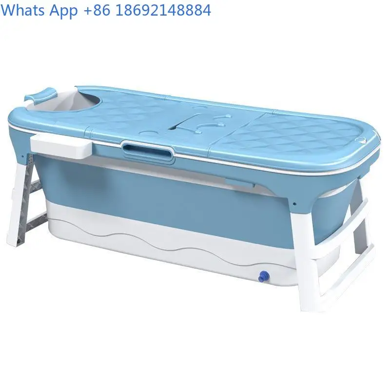 Foldable Bathtub for Adults Large Capacity Thickened Home Bath Tub for Full Body Soaking