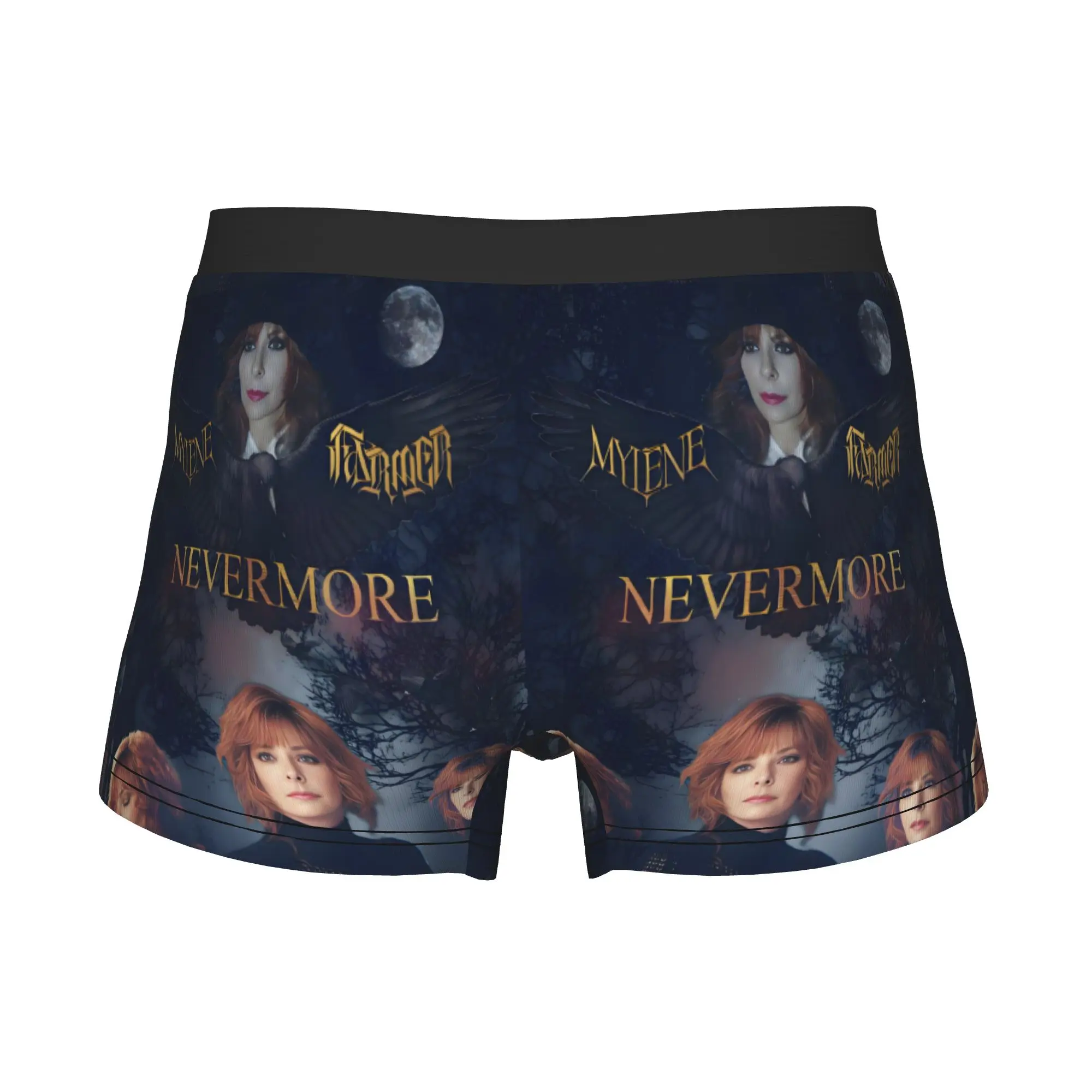 Mylene Farme Singer Boxers Shorts Mens  Briefs Underwear Novelty Underpants