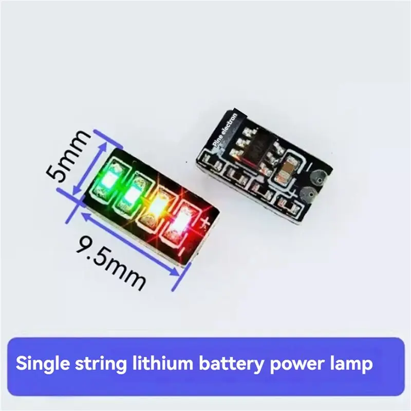 A33T-20X 3.7-4.2V Mini Metering Module 1 Series Ternary Lithium Battery Power Display Led Light