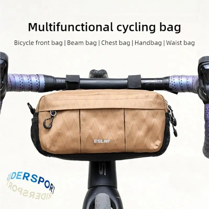 

ESLNF Bicycle Charter Head Bag Large Capacity Waterproof Handlebar Bag Mountain Road Bike First Bag Riding Equipment
