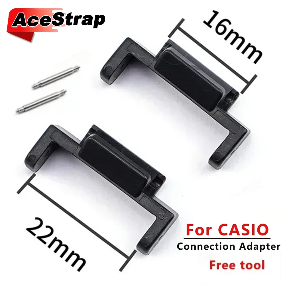 Watch Strap Connector 2pcs for Casio Plastic Adapter for GA-110/DW-5600/DW-6900 Wristband Replacement Tool Watches Accessories