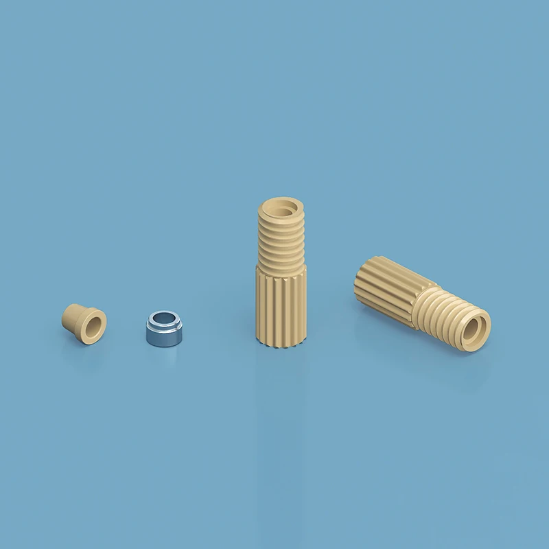 High Quality Ultra Mini PEEK Flangeless Fitting VS Normal Flangeless Fitting Product