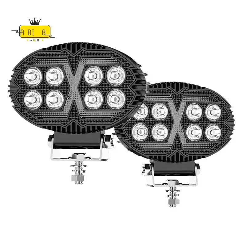 

ABIB -5.5 Inch Oval LED Work Lights Day Running Lights For Truck ATV UTV SUV Motorcycle Cart Trailer Boat