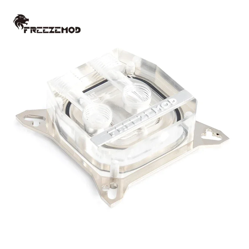 FREEZEMOD คอมพิวเตอร์ GPU Core Water Block เข้ากันได้กับ51*61, 53*53, 55*55, 58*58, 61*61 Hole Pitch 5V RGB AURA SYNC