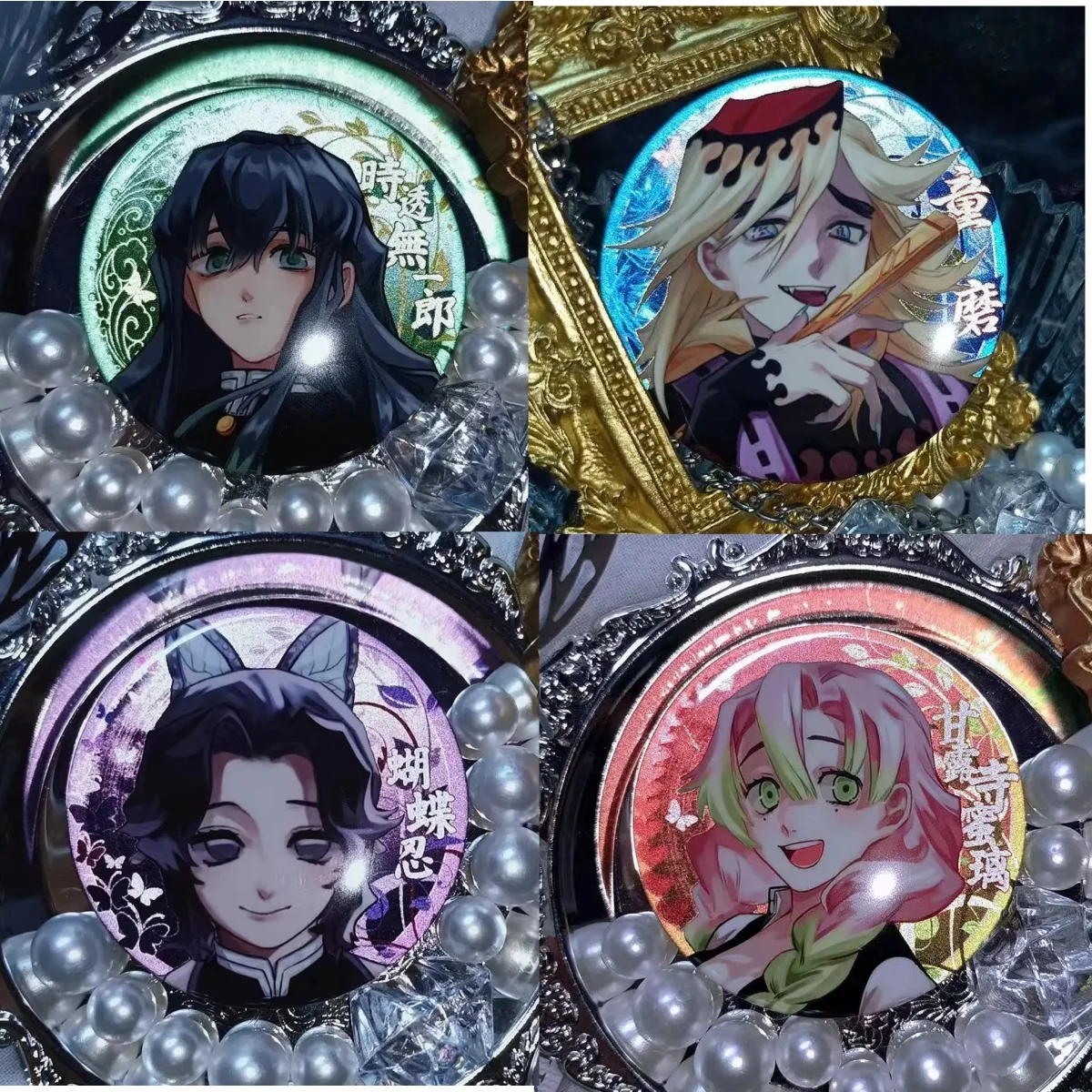 

Demon Slayer Blade Reflective Badge Tanjiro Yoshito Anime Enamel Pin Unisex Collectible Wholesale for Fans