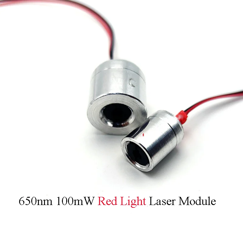 10 шт., 650 нм, 100 мВт, лазерный модуль красного света для сценического освещения, газонного бара, компактная профессиональная лазерная указка для развлечений