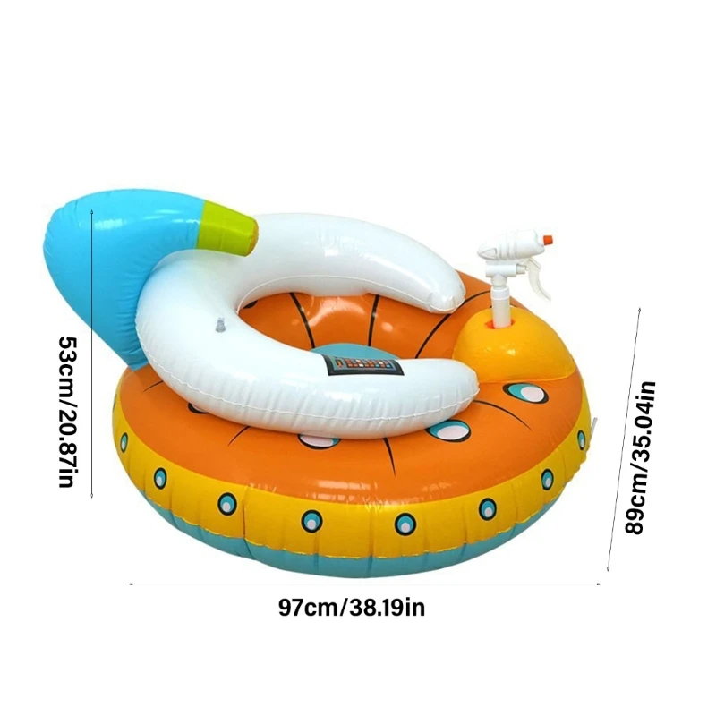 Schwimmbadsitze Boot Float Wasserspielzeug Baby Floaties Wasserspritzspielzeug