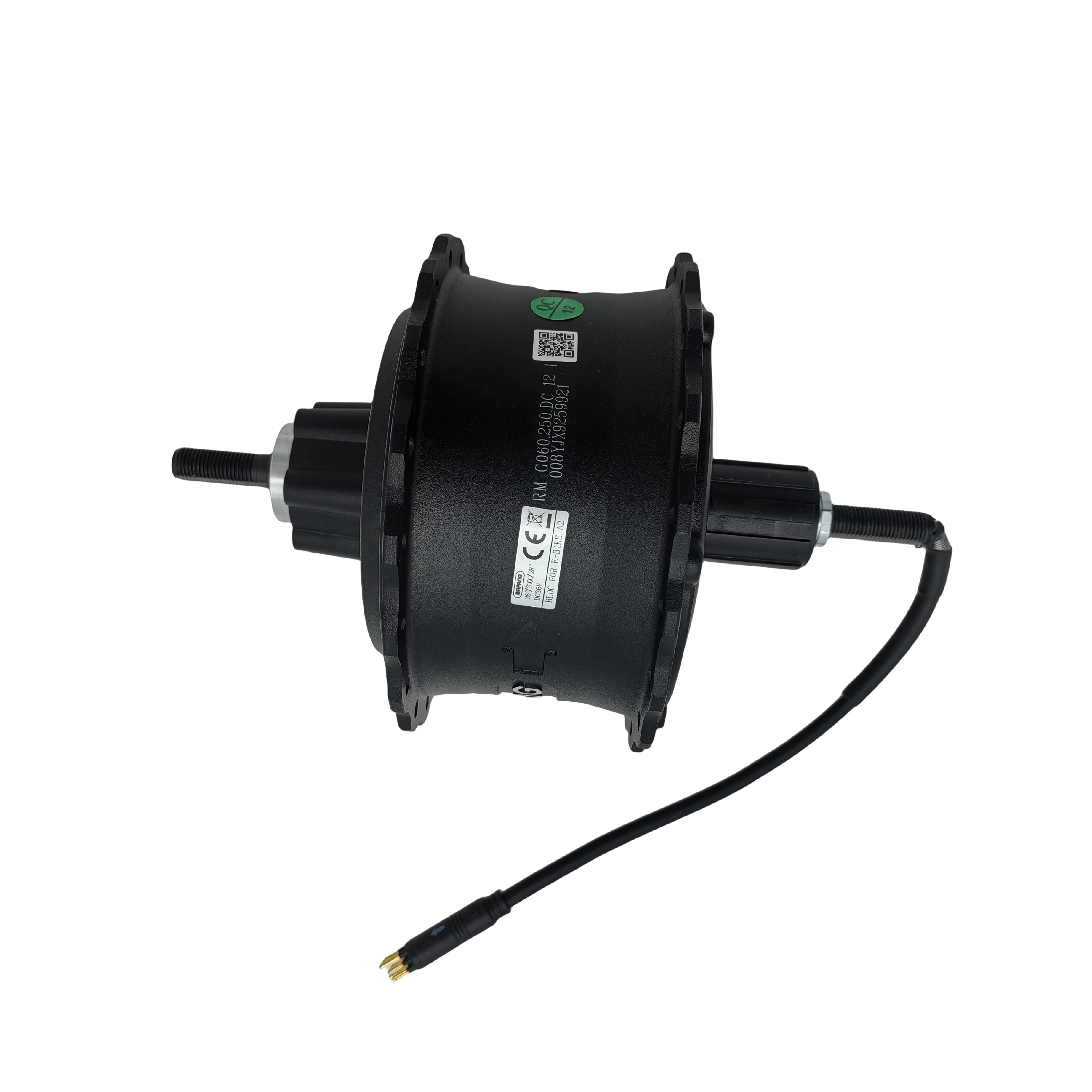 Bafang-ワイドタイヤ用リアハブモーター,g060,36v,48v,250w,175mm
