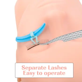 Gemerry Oddělovač řas Příslušenství pro prodloužení řas Opakovaně použitelné silikonové podložky Profesionální líčení Nástroje pro začátečníky 8 nejlepší prodej nástroj na oddělování řas pro prodlužování řas - №3