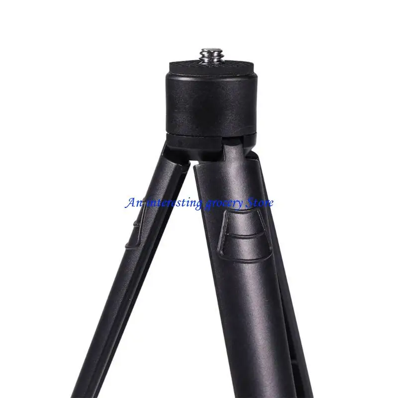 652D Compact Tripod 1/4 Screw Mini Tripod Portable Camping Lamp Bracket for Outdoor