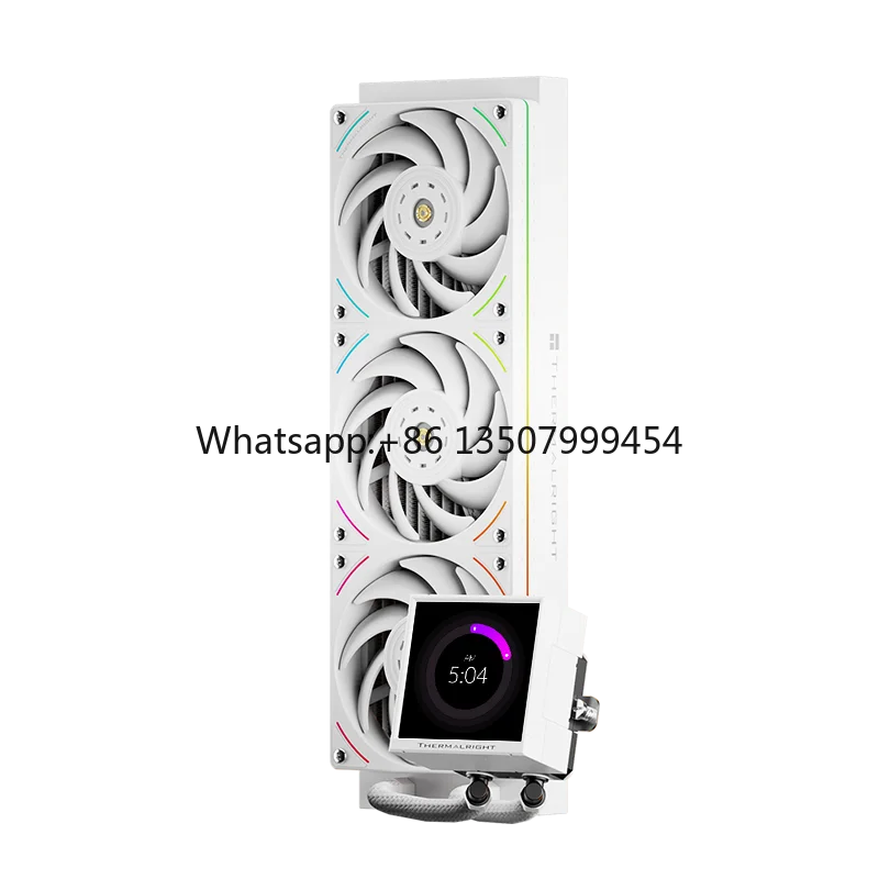 Thermalright Peerless Vision 360 UB White AIO Liquid Cooler ARGB LCD Screen CPU Liquid Cooler 360mm AIO Cooler for LGA1700 AM5