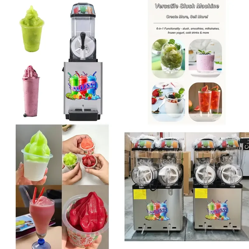 High Output High Quality Ice Cream Slush Machine Smoothie Maker Automatic Blender for Home Commercial Use