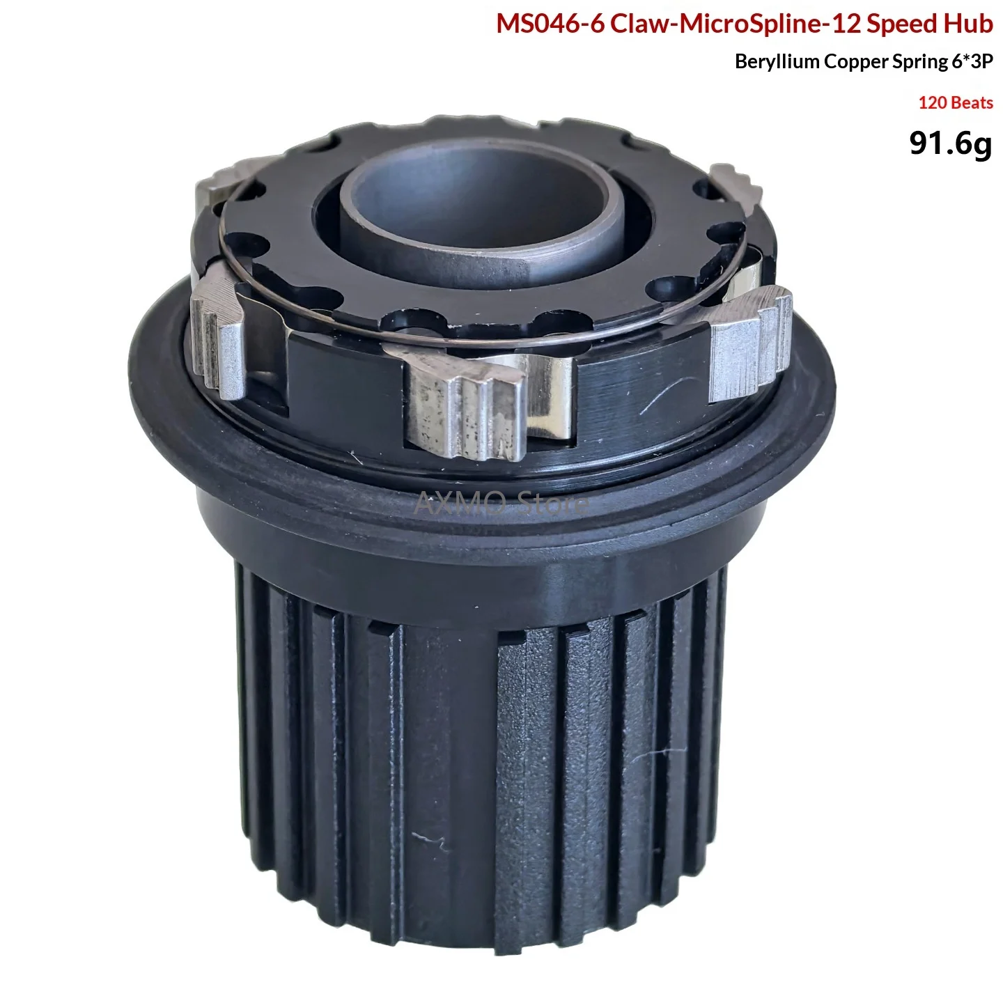 

Bicycle MTB Road Bike 12 Speed 15mm MS Freehub Micro Spline 6 Pawl Thru Axle Flywheel Hub Adapter Bike Cycling Parts