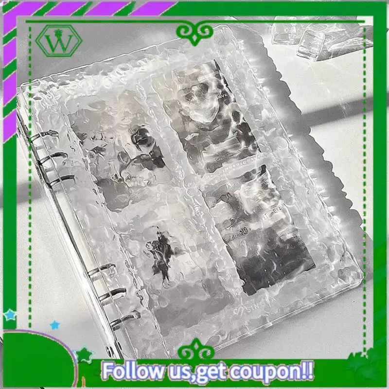 

Reliable-A5 Acrylic Transparent Shell Loose-Leaf Photo Album 6 Hole Acrylic Album Binder Photocard Binder