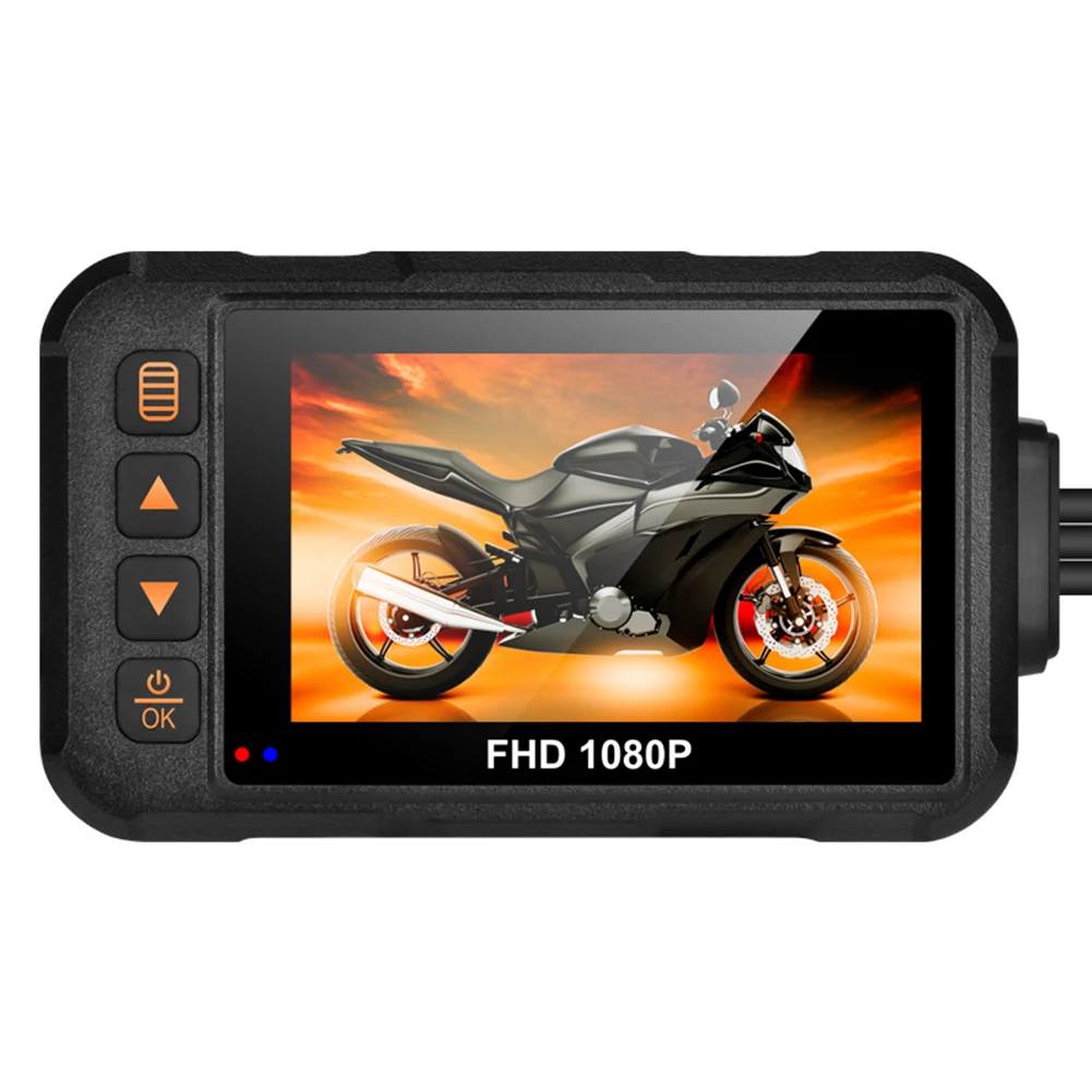 

Universal 3 Inch Front Rear Camera Video Recorder 1080P/720P Motorcycle Driving Recorder Handlebar Fixing Motorcycle Equipment