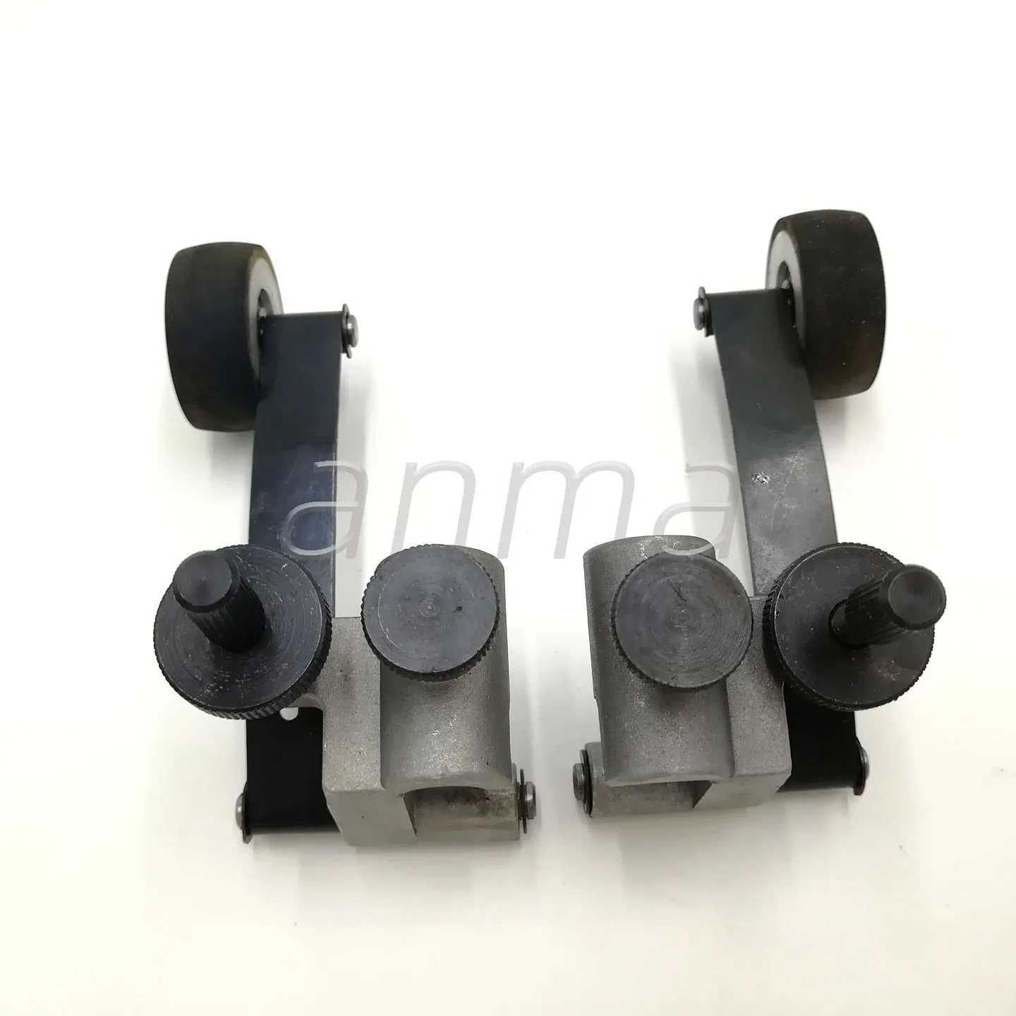 1 Pair Paper Press Wheel Rubber Wheel Hole 12mm For Komori Printing Machine Parts  ﻿