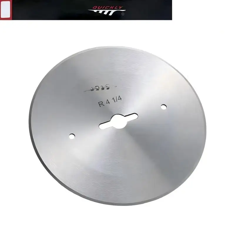 High Quality Quickly Brand Imported Taiwan Round Blade R4 1/4 For Electric Shear Cutting Machine Alloy Steel Circular Knife108mm