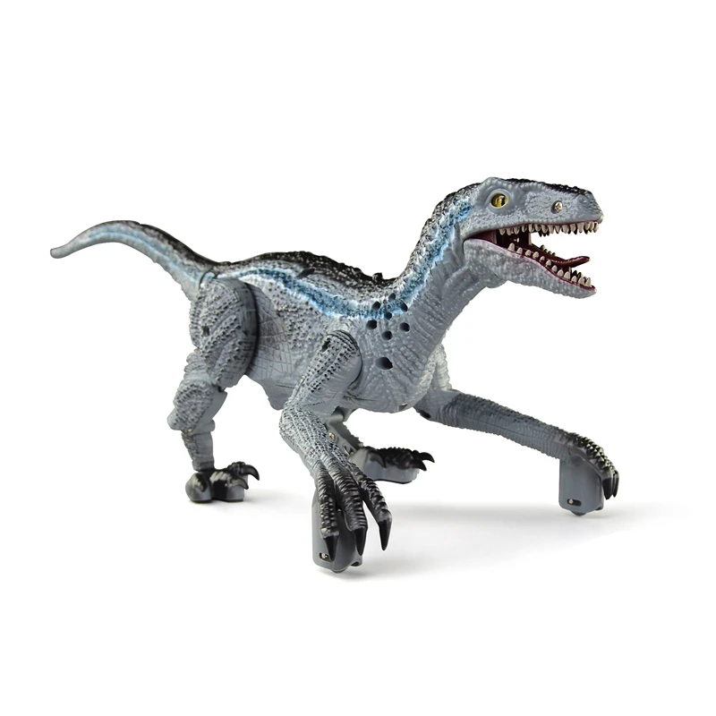 Telecomando dinosauro giocattoli Walking Robot Dinosaur Roaring Sound Simulation Velociraptor RC Electronic Dinosaur Toy