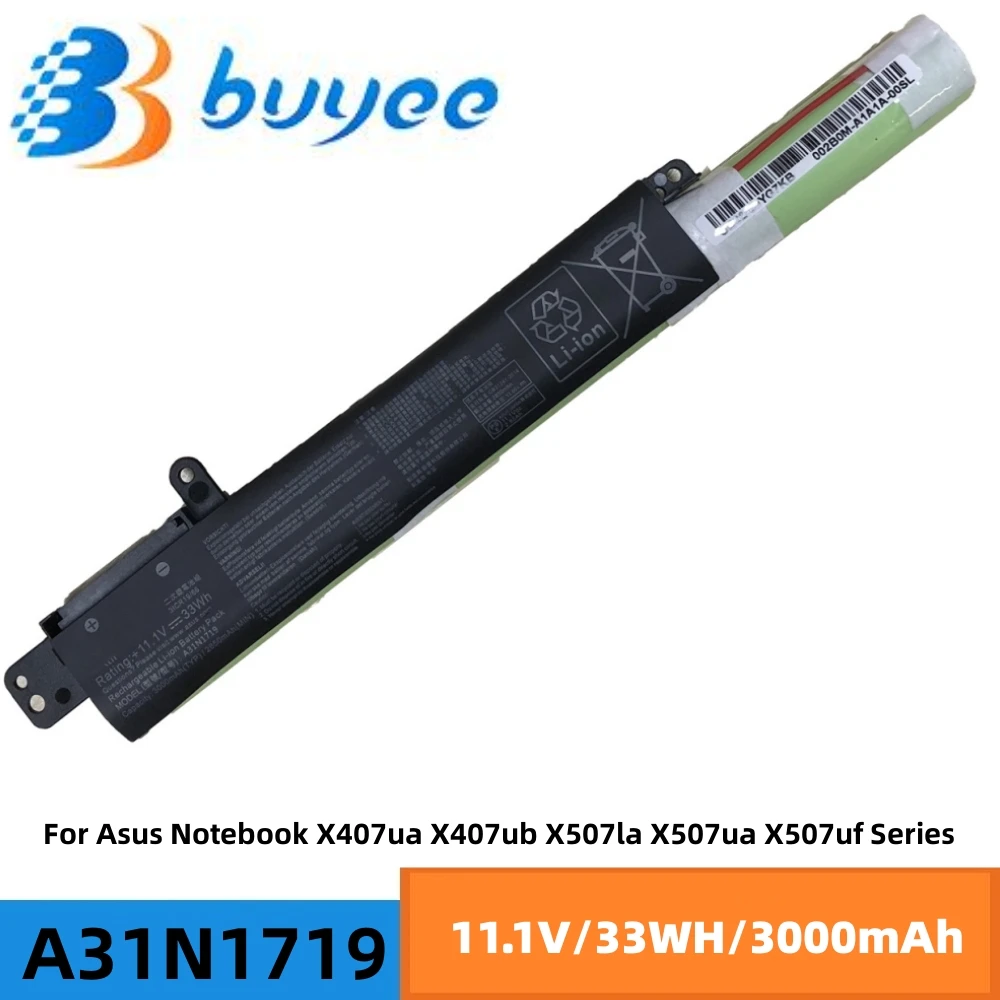 11.1V 33Wh A31N1719 Original Laptop Battery For Asus Notebook X407ua X407ub X507la X507ua X507uf X507ua-bq072t X507ua-bq A31LM5H