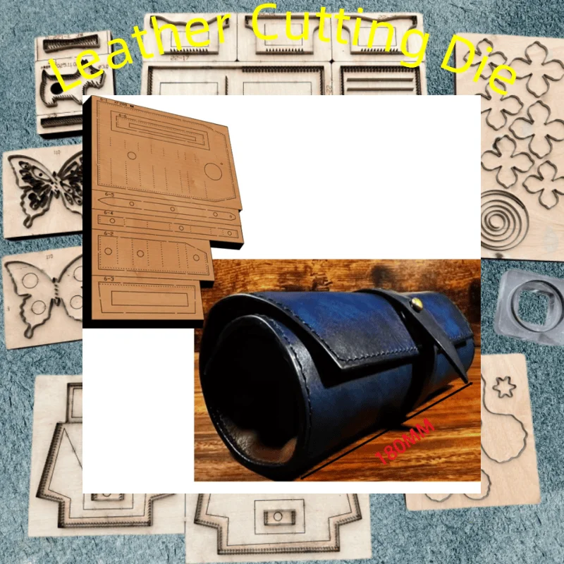 New Japan Steel Blade Wooden Die Roll pen bag cutting mold.Leather Craft Punch Hand Tool Cut Knife Mould XF288