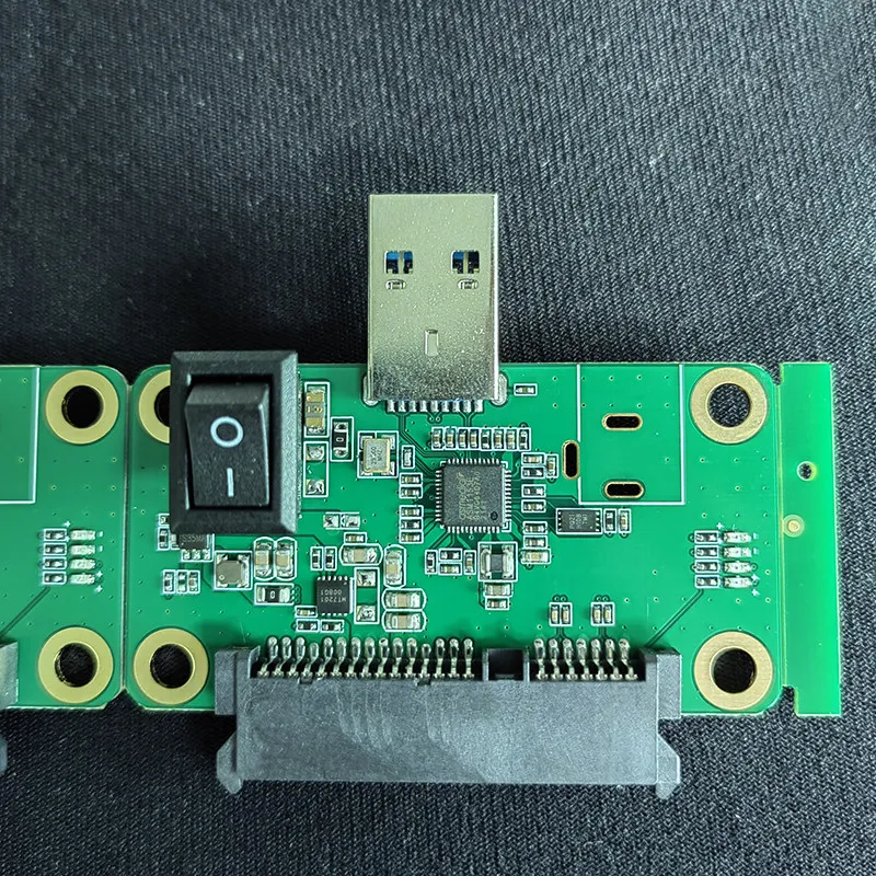 ASM1153E SATA To USB3.0 Adapter Board SSD Flash Tool Solid‑State Drive Repair Card Reader