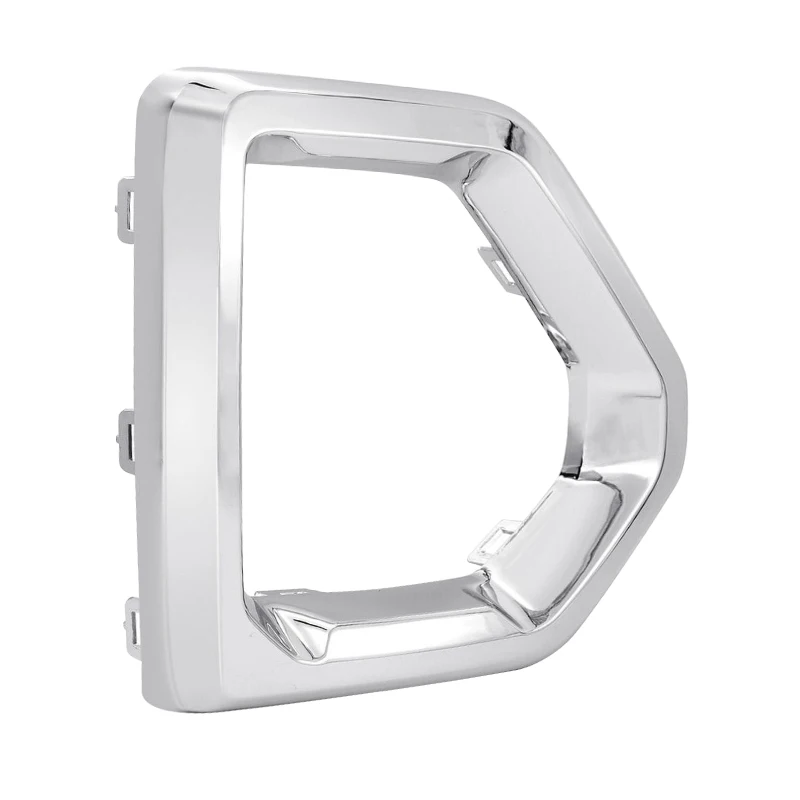 84176752 Right Front Fog Light Outer Bezel Cover Trim Fit For GMC Sierra 1500 Denali SLT AT4 2019 2020 2021 Silver