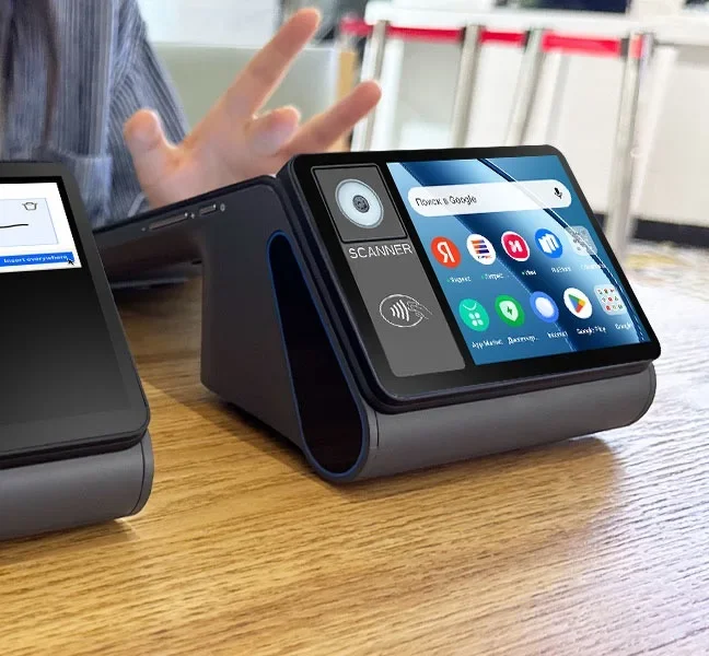 

In stock Z108 GMS Google 8-Inch Android 13 Restaurant Payment POS Intelligent Machine with Integrated NFC 58/80 Printer QR Code