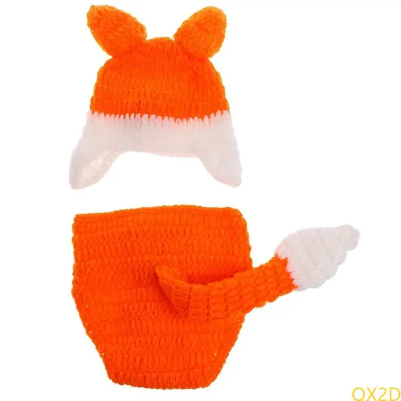 

QX2D Tangerine Trift наряды для мальчиков для мальчиков девочки фотосъемки съемки наряды Ear Eye