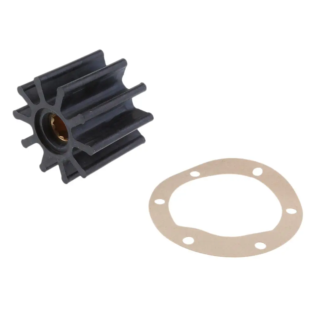 Reliable Boat Water Pump Impeller Repair Kit Black Plastic Flexible Kit for Marine Engine Service