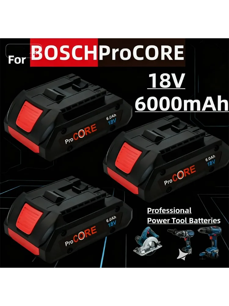 IS geschikt voor BOSCH Professional 4.0Ah5.0Ah6.0Ah batterij Pro CORE18v lithium-ion batterij vervanging BAT609BAT618met bms - afbeelding 2