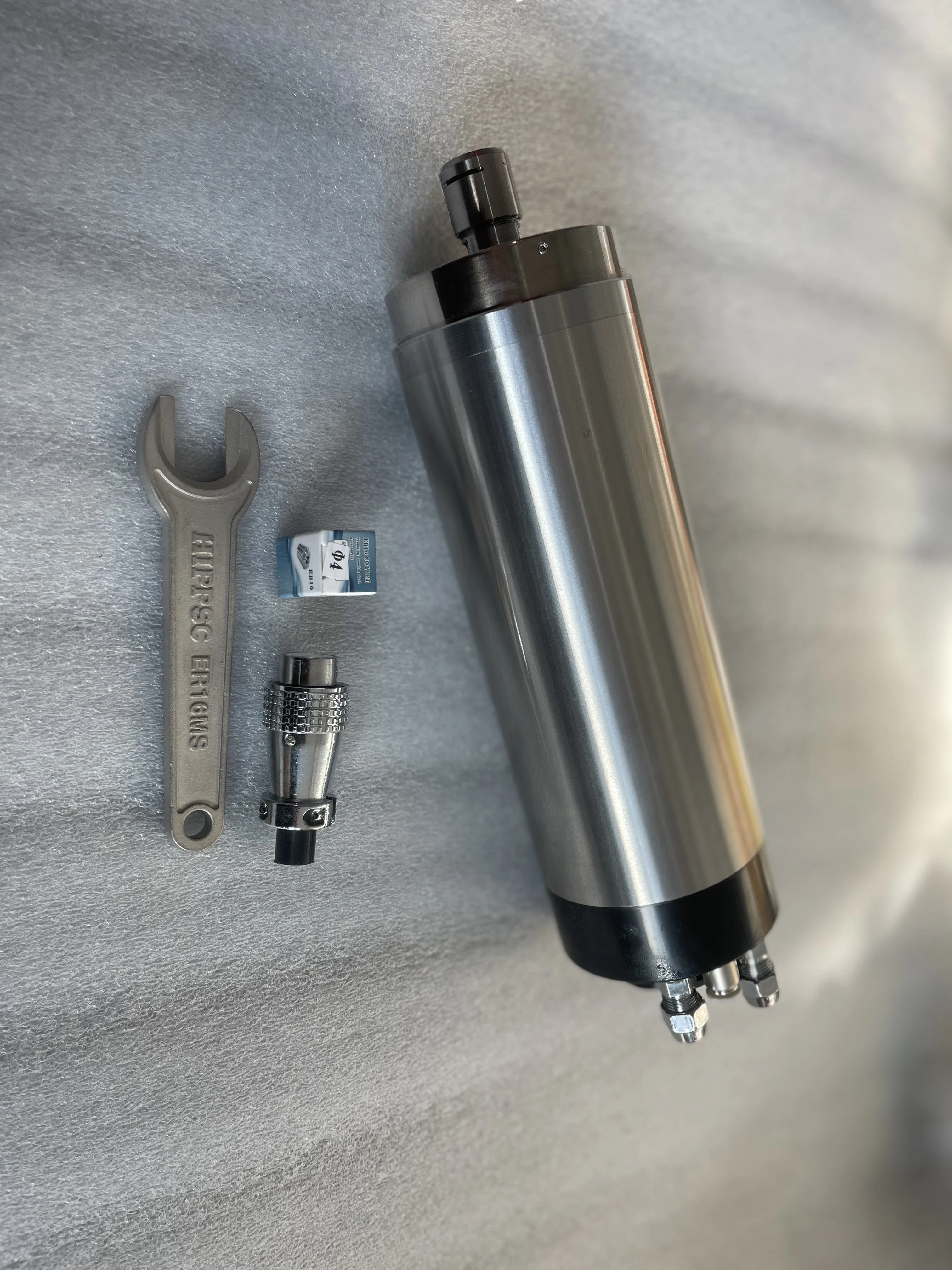 Premium Quality Precision Water-cooled ER25 Nose Spindle Motor for Turning-220V 24000rpm 1.59Nm Torque 1 Year Warranty