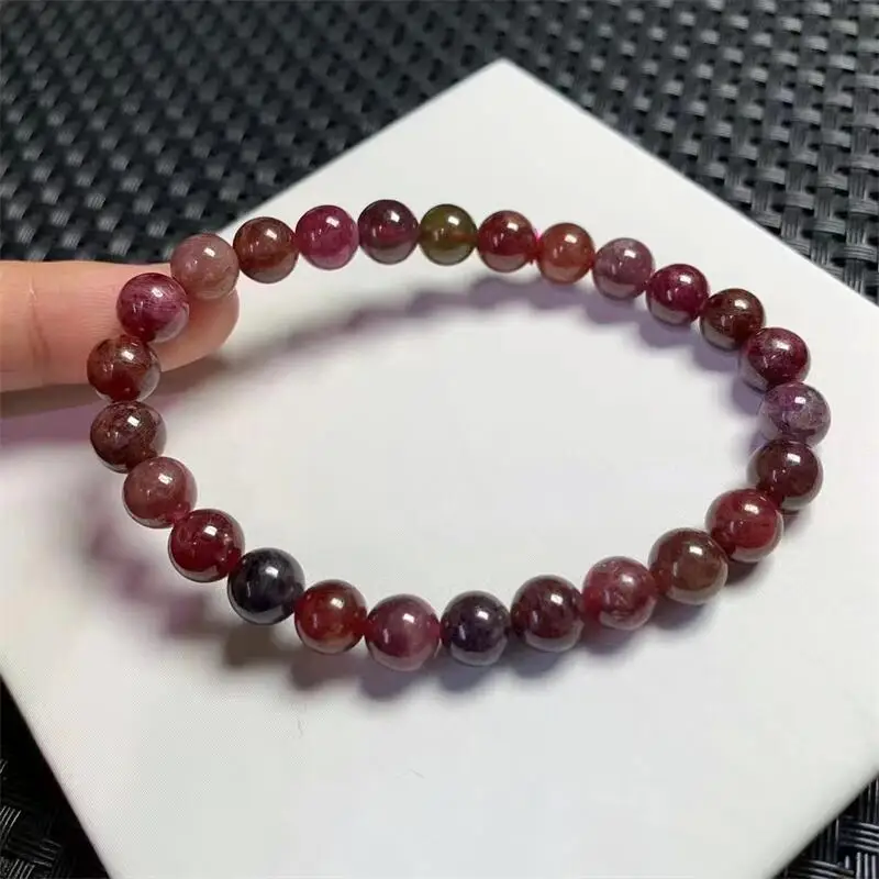 7MM Natural Spinel Bracelet For Women Men Love Gift Crystal Beads Strands Jewelry holiday Gifts 1PCS