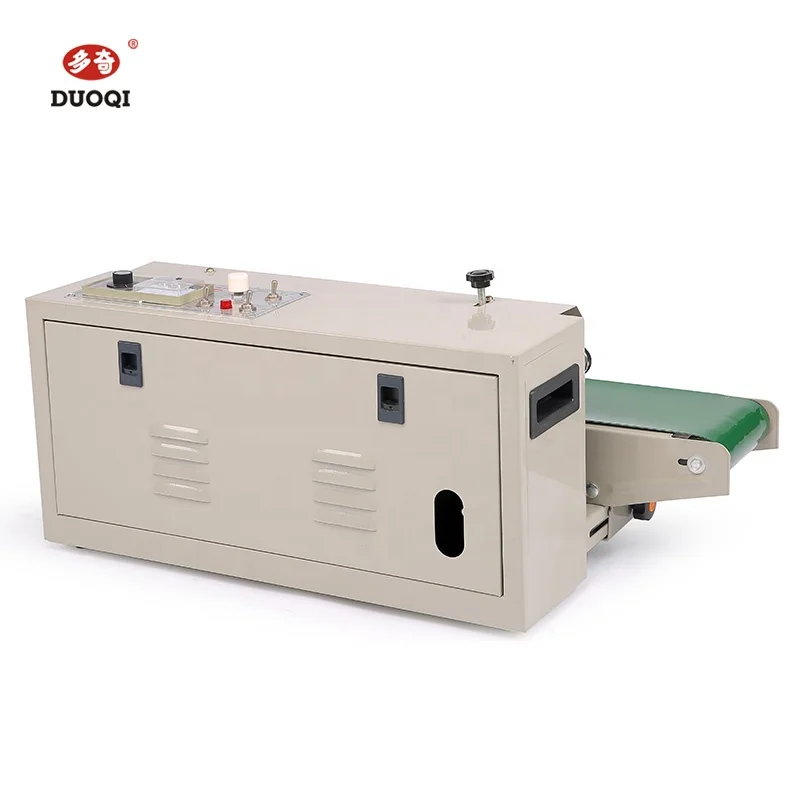 FR-900 Automatic Horizontal Plastic Film Bags Heat Sealing Machine Continuous Band Sealer Machine