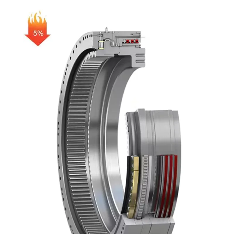 25 inch rotary bearing Turntable bearing WEA25 worm rotary drive suitable for mining machinery