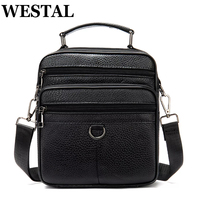 WESTAL Men's Shoulder Bag Genuine Leather Crossbody Bag For Husband Leather Messenger Bags Man Strap Handbag Sling Bag My Orders