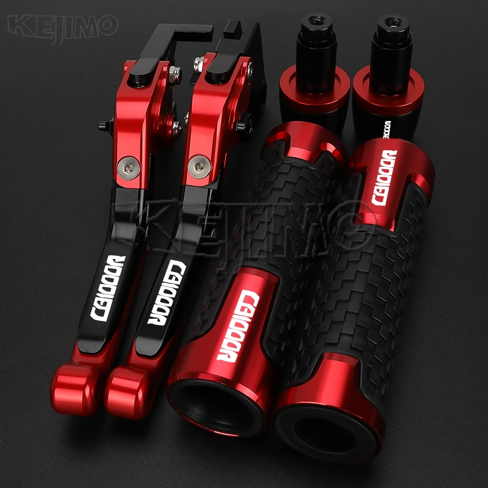 

For Honda CB1000R NER SPORT CAFE CB 1000 R 2018-2021 2022 2023 2024 Adjustable Folding Clutch Brake Lever Handlebar grips ends