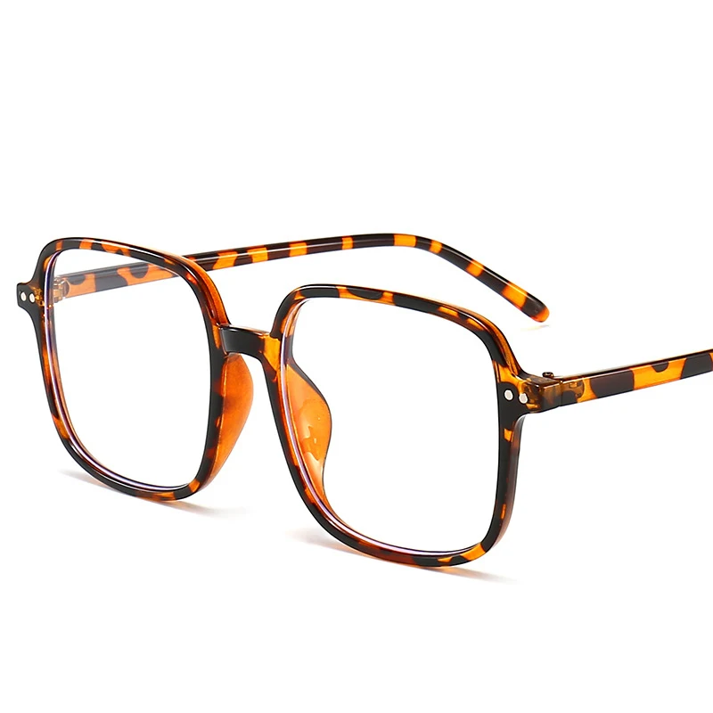 RUOBO New Retro Clear Lens Large Frame For Men Women Students Prescription Eyeglsses Frame Eyewear Optical Spectacle Eyeglass