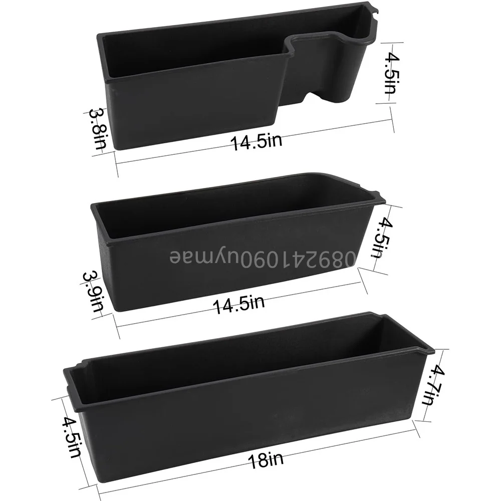 Trunk Storage Box for Ford Bronco 2024 2023 2022 2021 Hard Top 4 Door Trunk Window Side Storage Pocket Cargo Storage Organizer