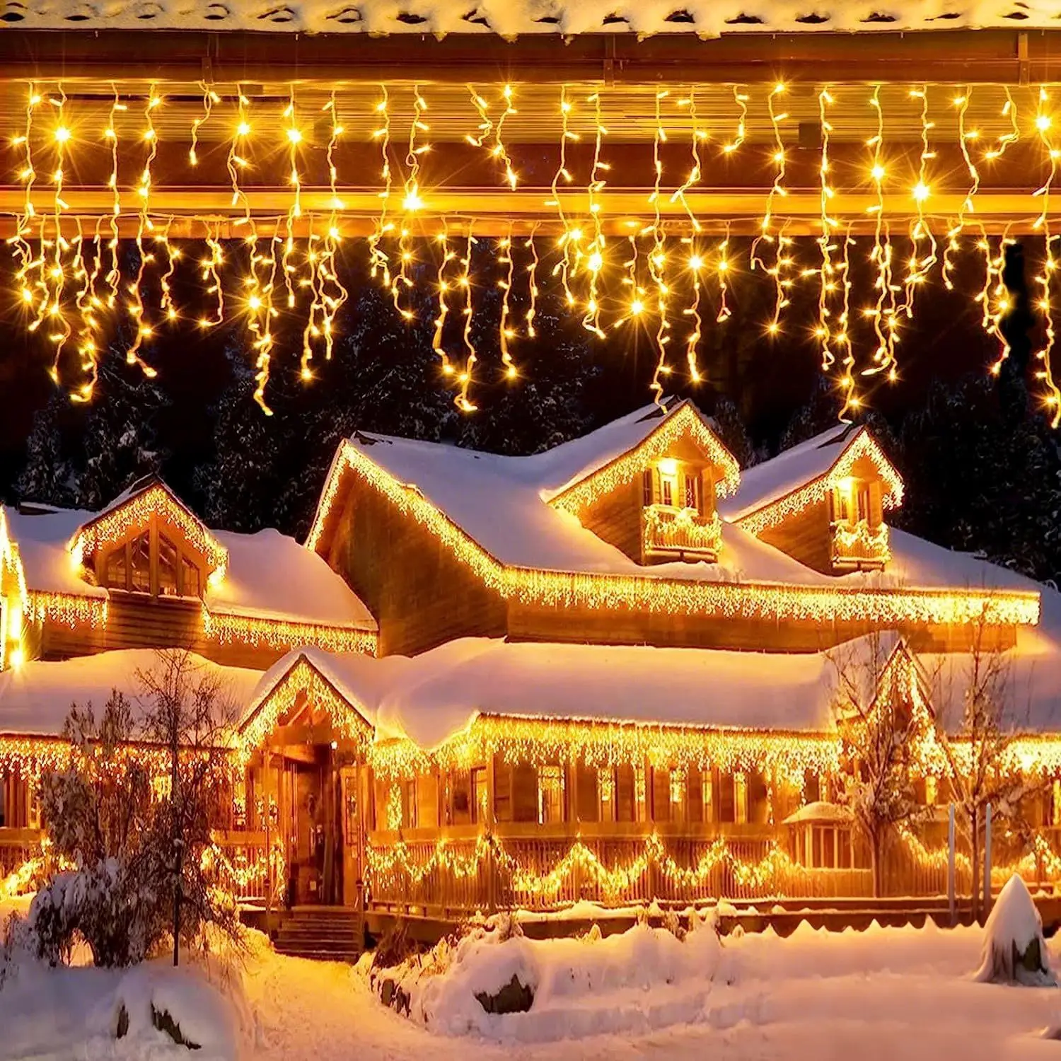 

Ice Column Lamp 100LED Suitable for Indoor Plug Connection Ice Column Christmas Lamp Suitable for Home Terrace Party Decoration