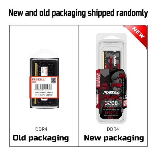 Imagen 2 del producto PUSKILL Productos calientes Ram DDR4 8GB 4GB 16GB 2400mhz 2133 2666mhz Sodimm Notebook Memoria de computadora portátil de alto rendimiento