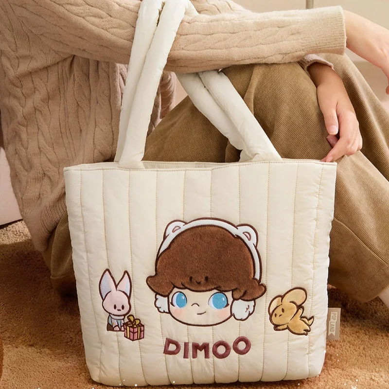 Genuine Dimoo Periphery Warm Fluffy Series Cloud Bag Crossbody Bag Single-Shoulder Bag Item Cute Dimoo Pattern Bag Birthday Gift