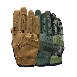 Guantes tácticos militares para hombre, Guantes de combate de dedo completo, antideslizantes, para caza, Luva Tatica, Airsoft, Paintball