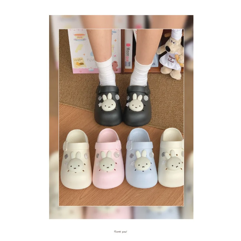 Miffy Rabbit Thick soled Arch - đánh giá và giá Summer Clothing Cartoon