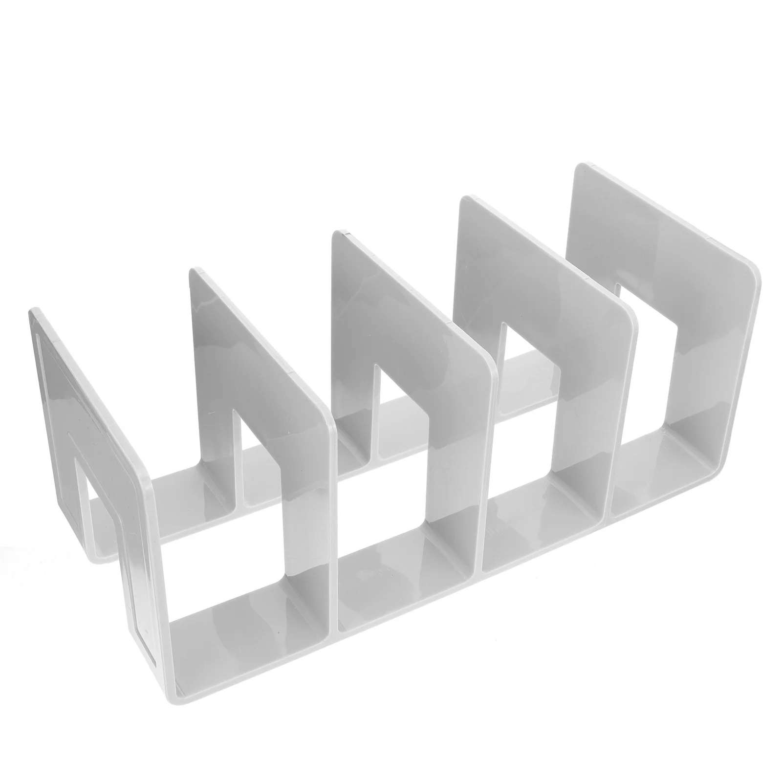 1Pcs Bookend Acrylic Modern Book Organizer for Home Office Library Study Room Book Shelf Support Acrylic Bookends